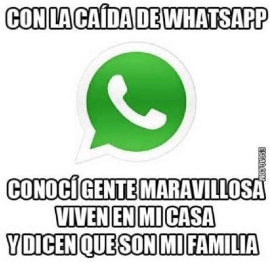 ¡Acribillan con crueles memes a Whatsapp por caída a nivel mundial!