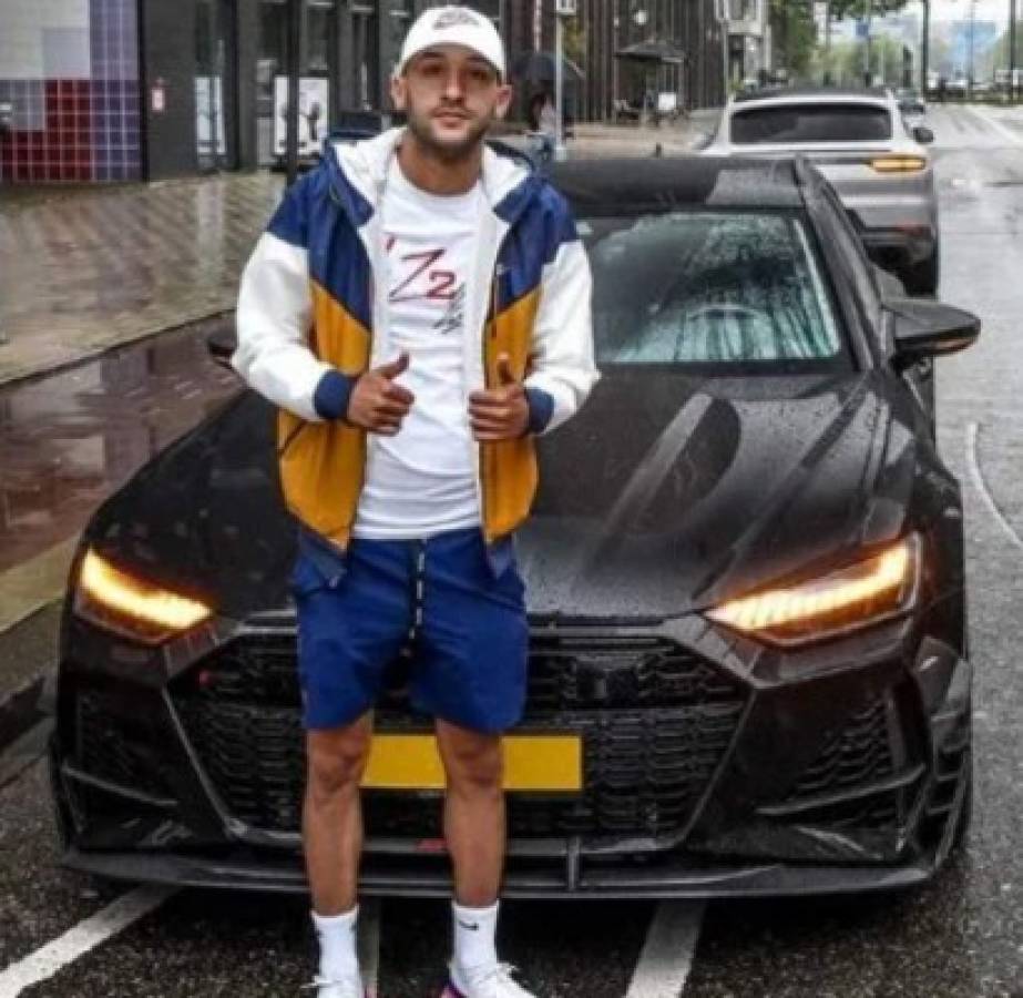 ¡Impresionante! La lujosa colección de autos que tiene Hakim Ziyech nuevo jugador del Chelsea