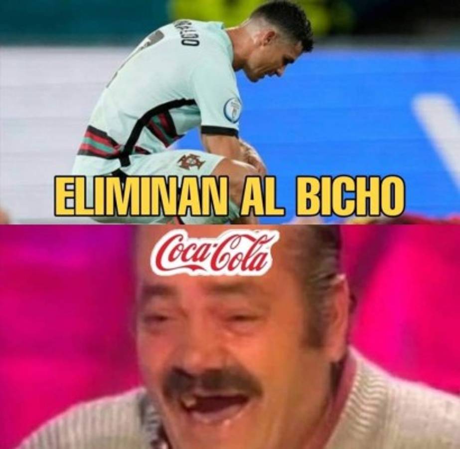 Celebra la famosa bebida de gaseosas: Los memes destrozan a Cristiano Ronaldo tras eliminación en la Eurocopa