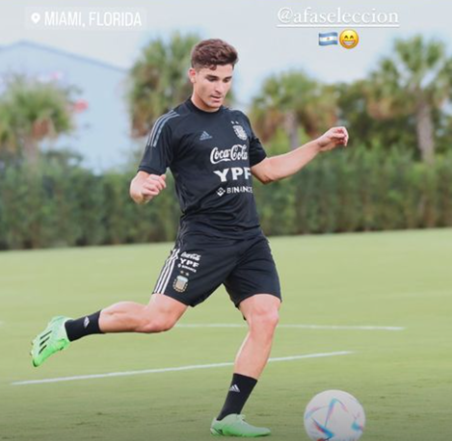 Relajados y la felicidad de Messi: el primer entreno de Argentina en la casa del Inter Miami antes de medirse a Honduras