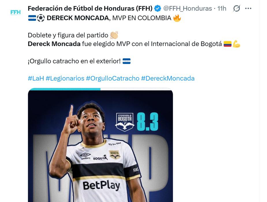 En Italia y Brasil lo destacaron: Honduras tiene una joya, Que Francis logre esa dupla con Keyrol Figueroa, las opiniones sobre Dereck Moncada