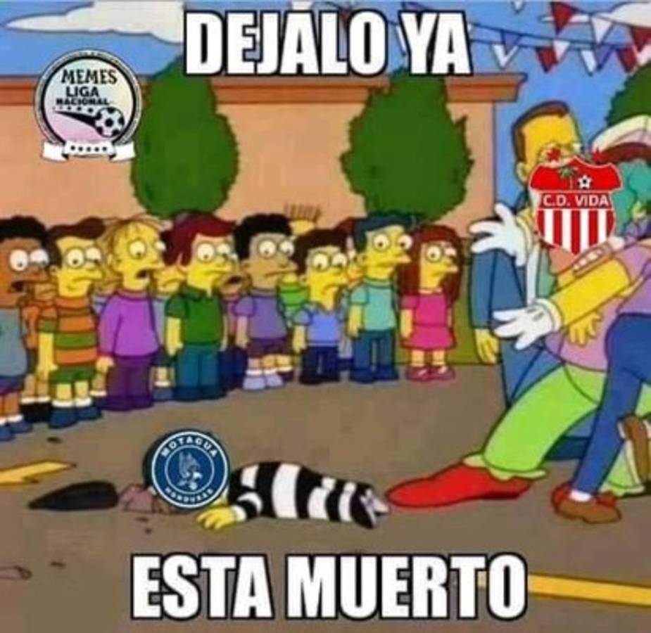 Destrozan a Motagua en memes tras perder con Vida que es nuevo líder en Honduras