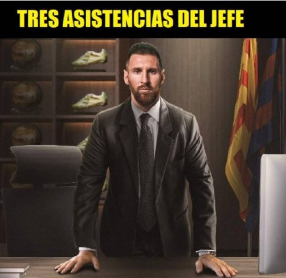 Messi, protagonista de los memes por sus tres asistencias a gol en el Betis-Barcelona