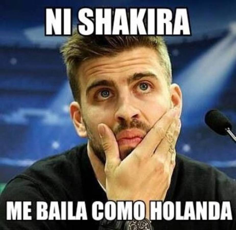 Piqué terminó pensando en los bailes de Shakira
