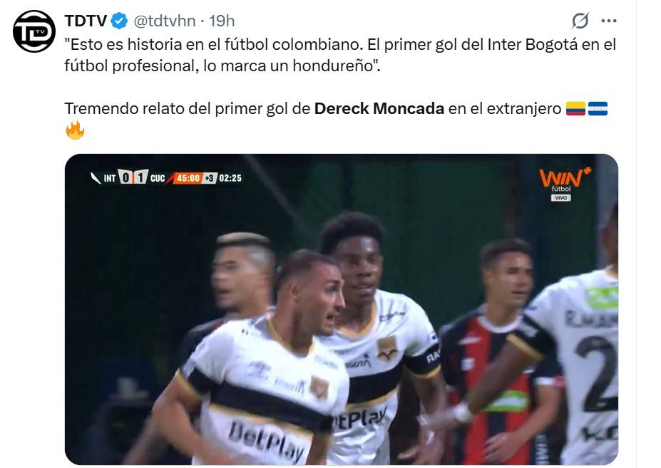 Muchacho de oro, Merecida ovación y Empezó a hacer historia: Prensa y afición se rinden ante Dereck Moncada y su debut con gol en Colombia