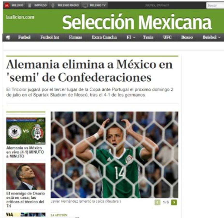 Prensa mexicana no perdona al Tri: Lo nuestro solo es soñar