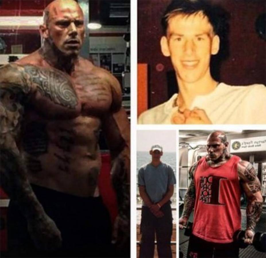 FOTOS: Mirá el espectacular cambio de Martyn Ford, de flaco y padecer bullying a musculoso
