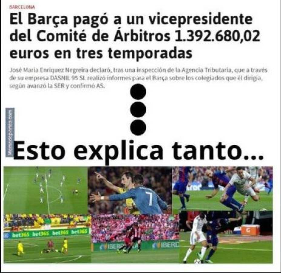 Los del Real Madrid lo gozan: Los memes no tienen piedad con el Barcelona luego del escándalo “Negreira”
