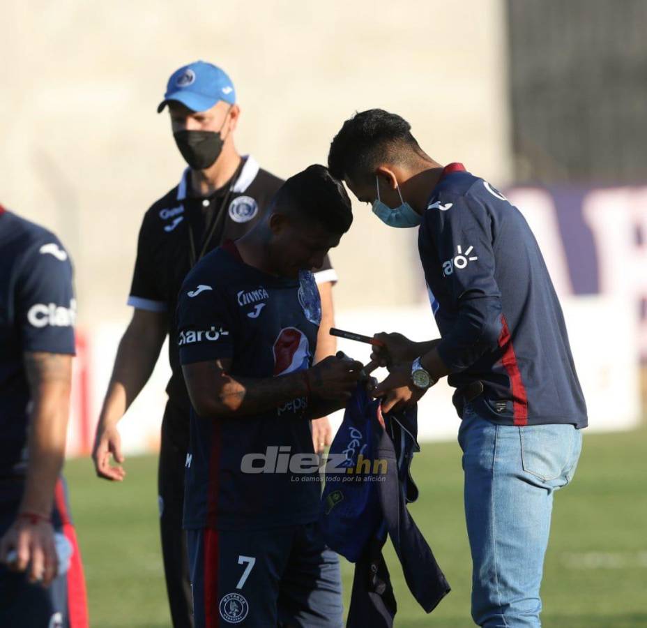 La euforia de Olego por su primer gol oficial en liga y el gesto del ‘Chino’ López tras el agónico triunfo de Motagua