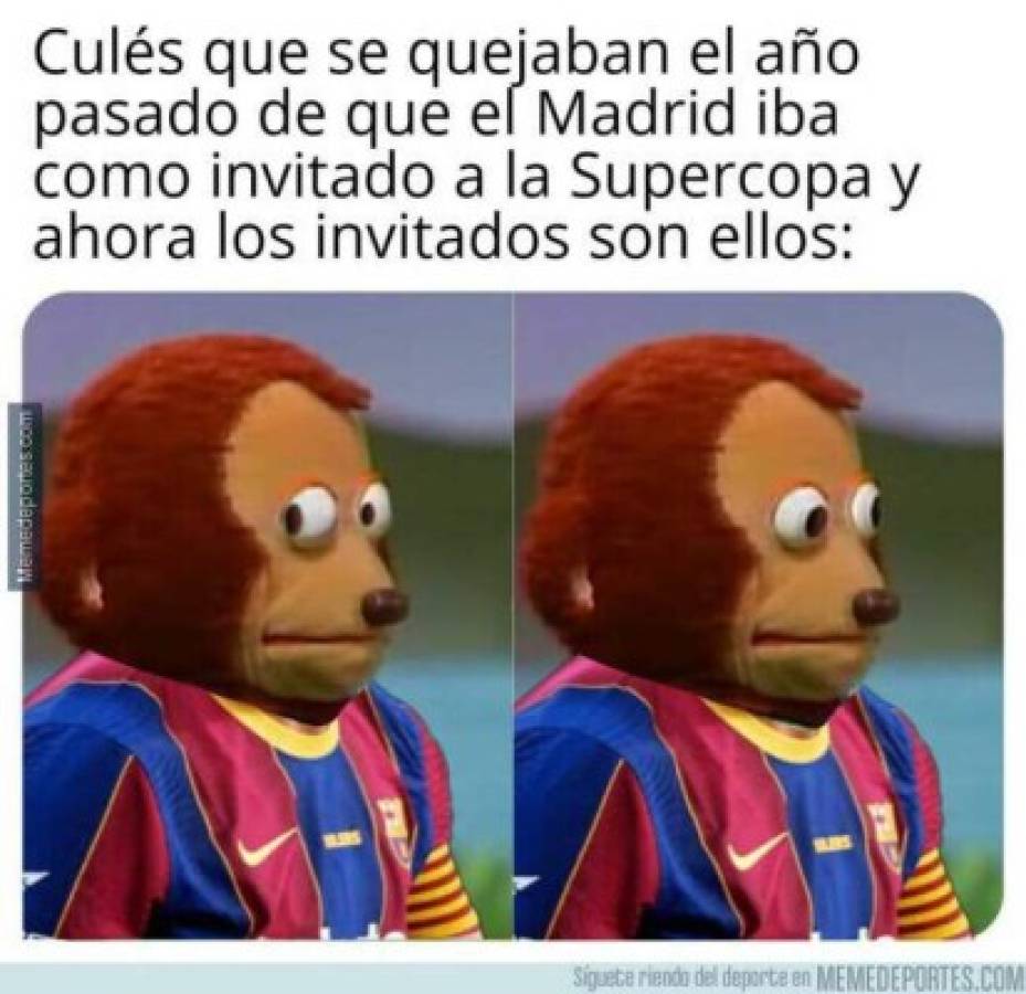 Messi, protagonista de los memes tras el sufrido triunfo del Barcelona en la Supercopa española