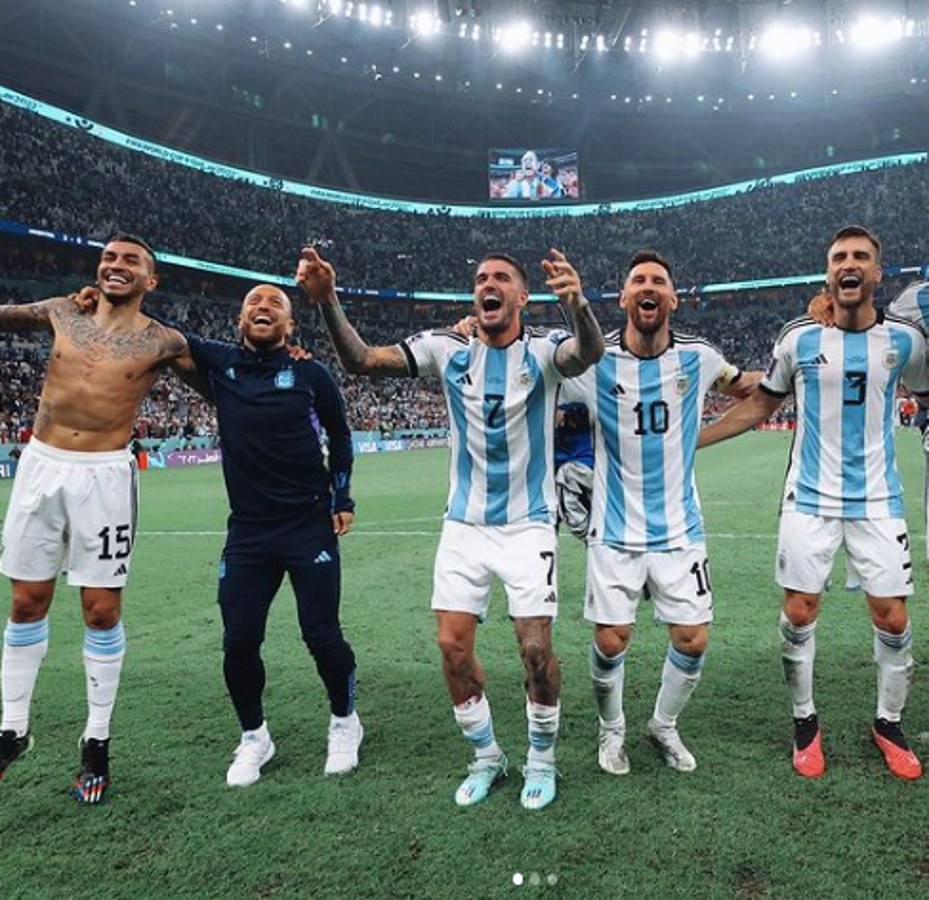 No se lo pueden creer: la reacción de los futbolistas argentinos por jugar la final del Mundial y el mensaje de Di María para Modric