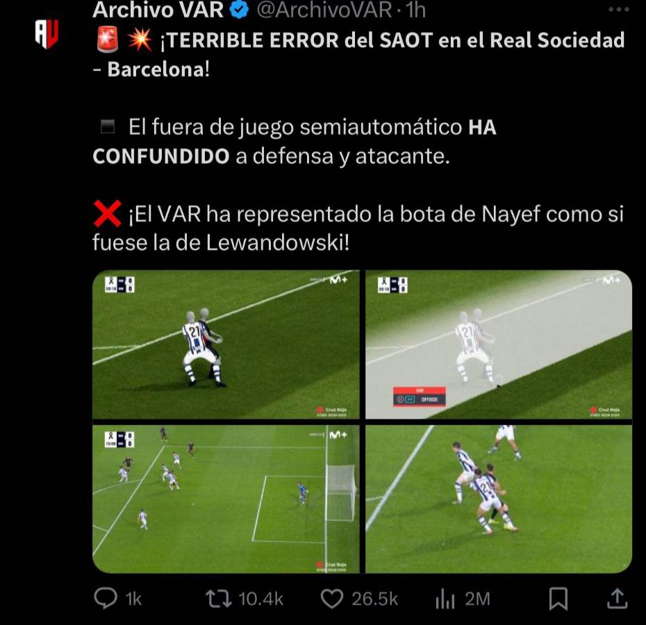 “Se debe repetir el partido” “¿la tecnología no sirve?”: la prensa reacciona tras la derrota polémica del Barcelona ante la Real