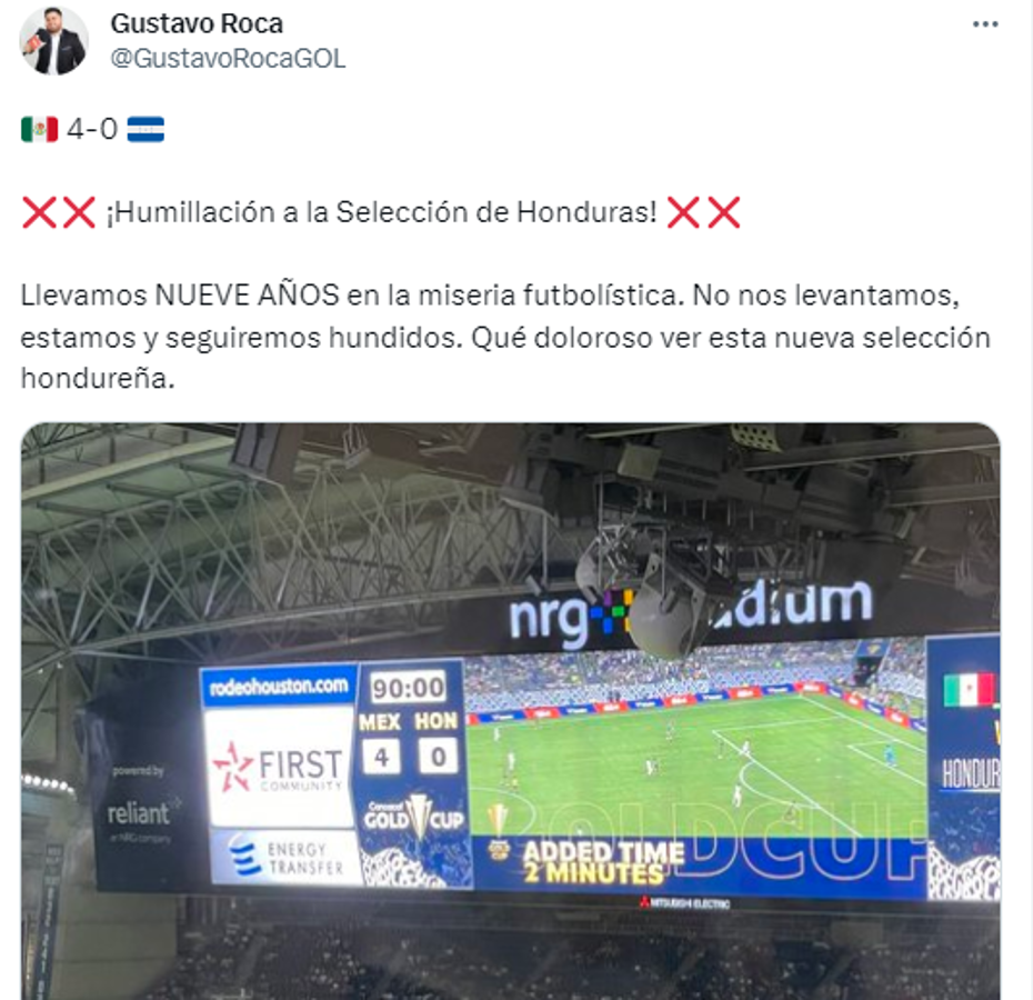 Prensa mexicana se preocupa por Honduras: “Una de sus peores selecciones; no merecen su actualidad”