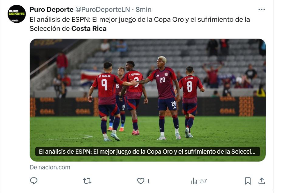 Costa Rica y Honduras andan nivel bajo y Sufrimiento tico, periodistas y medios inundan las redes tras el triunfo contra República Dominicana