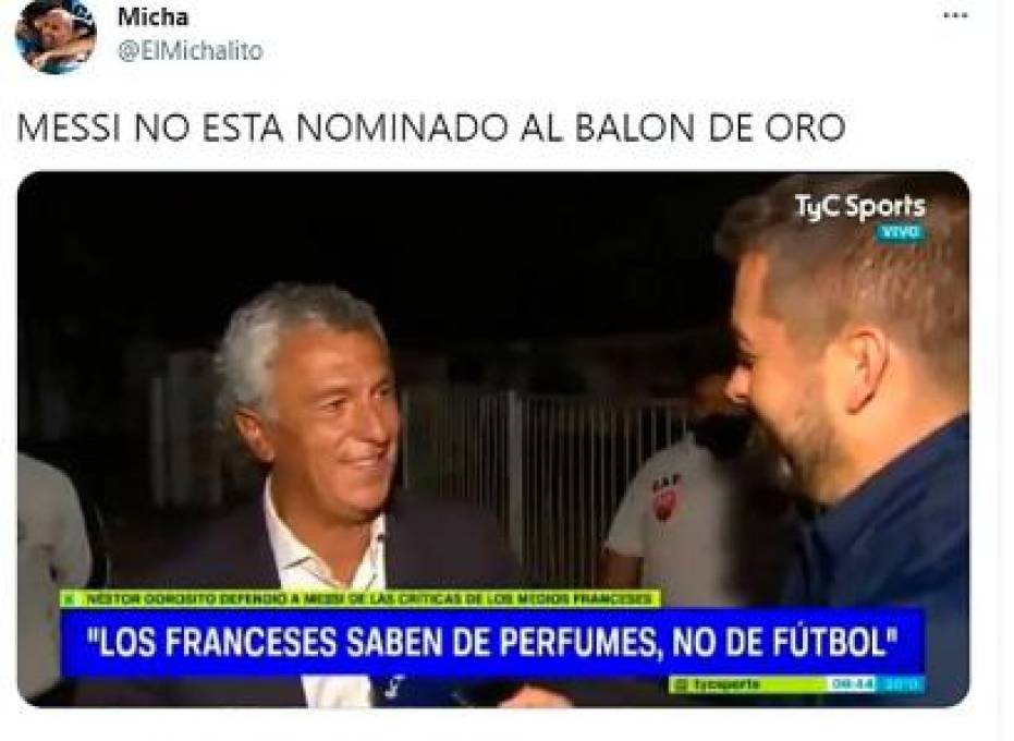 Para reír: Los jocosos memes que dejó la no nominación de Messi al Balón de Oro 2022; No perdonan a los franceses