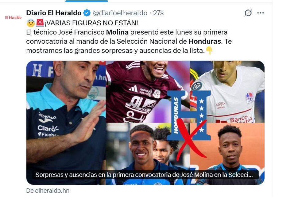 Molina ha vetado a Marathón, la nueva Honduras y el riflazo de Otero: Las reacciones tras la convocatoria ante Perú