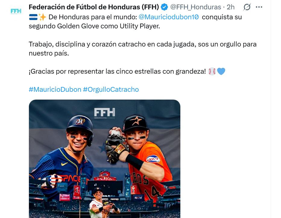 Tiene una habilidad excepcional y historia para Centroamérica, periodistas y aficionados exaltan a Mauricio Dubón por su Guante de Oro 2025