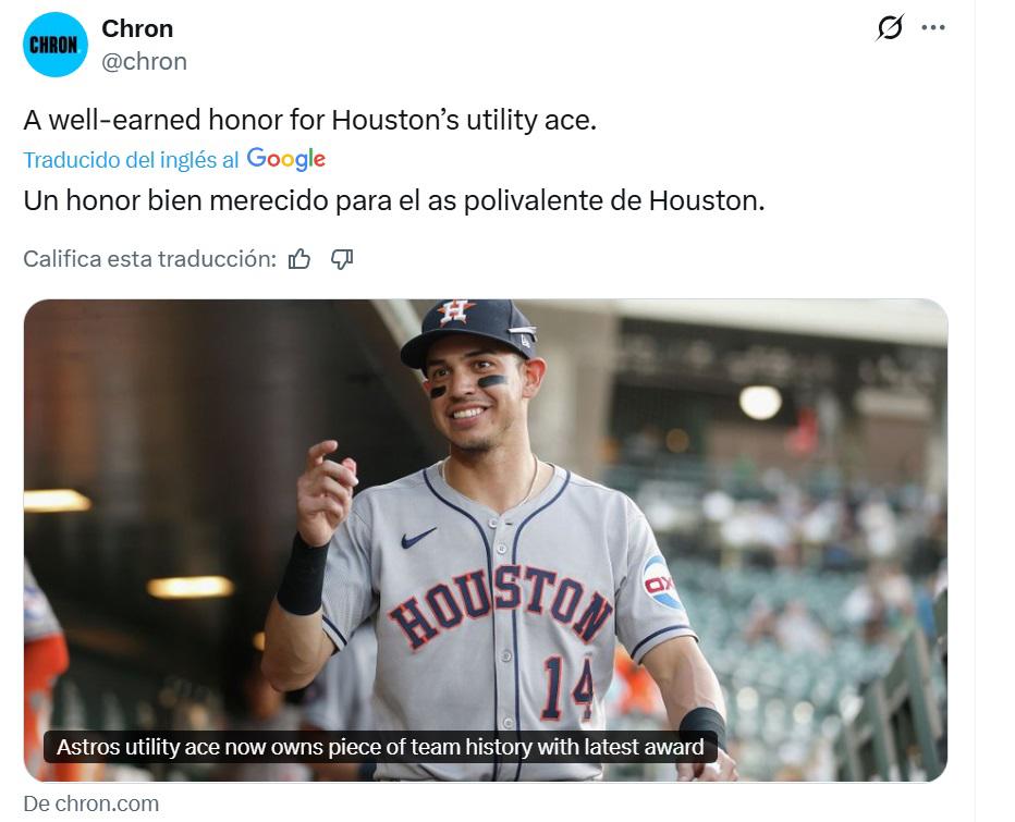 Tiene una habilidad excepcional y historia para Centroamérica, periodistas y aficionados exaltan a Mauricio Dubón por su Guante de Oro 2025