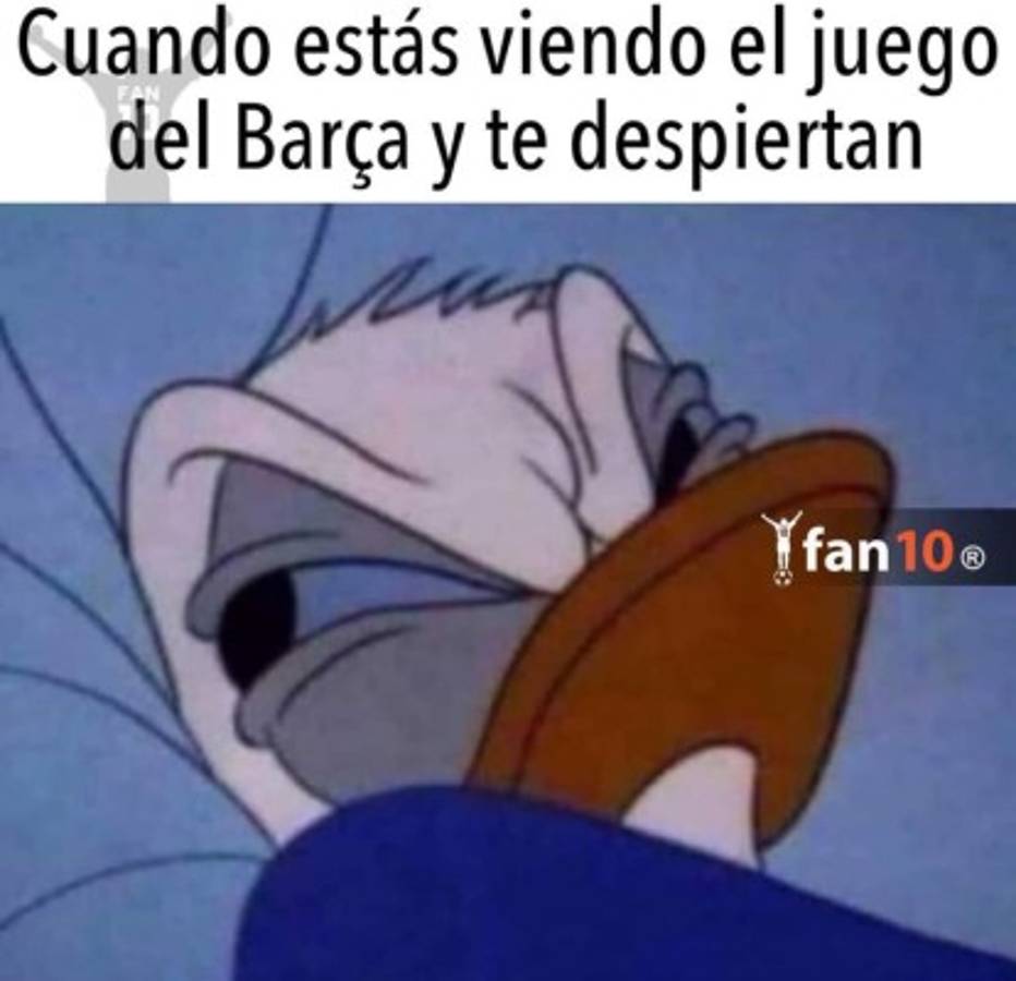 Los humillantes memes del empate del Barcelona ante el Lyon en Champions
