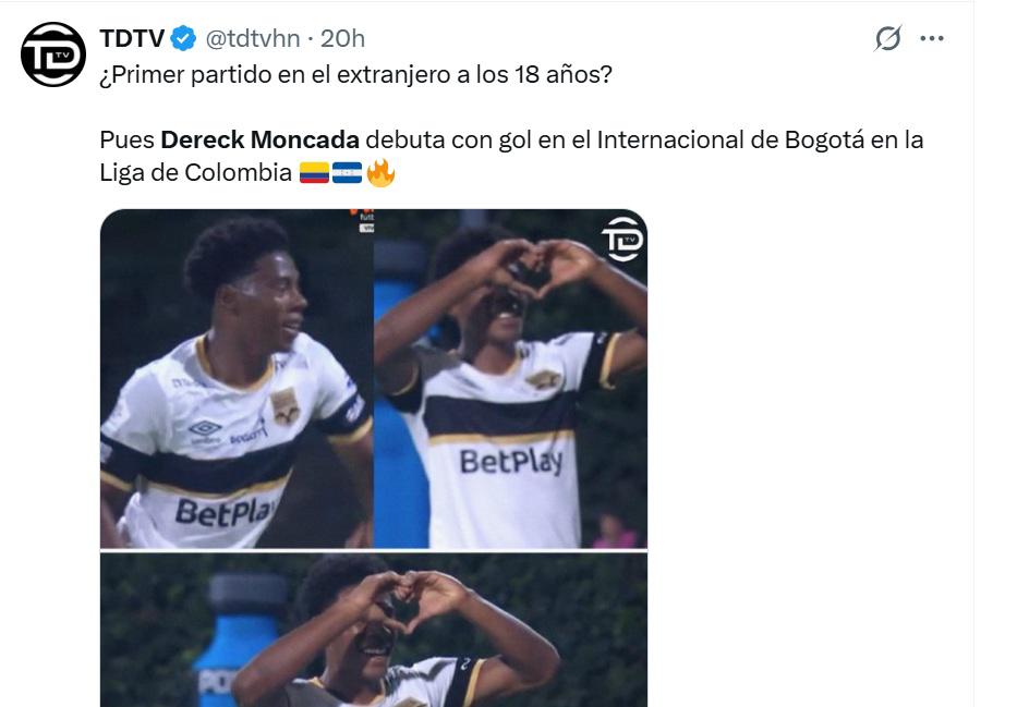Muchacho de oro, Merecida ovación y Empezó a hacer historia: Prensa y afición se rinden ante Dereck Moncada y su debut con gol en Colombia
