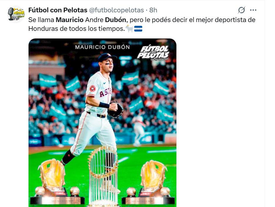 Tiene una habilidad excepcional y historia para Centroamérica, periodistas y aficionados exaltan a Mauricio Dubón por su Guante de Oro 2025