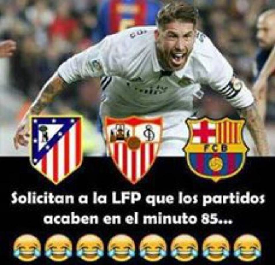 Los memes para Real Madrid y Sergio Ramos tras agónico empate