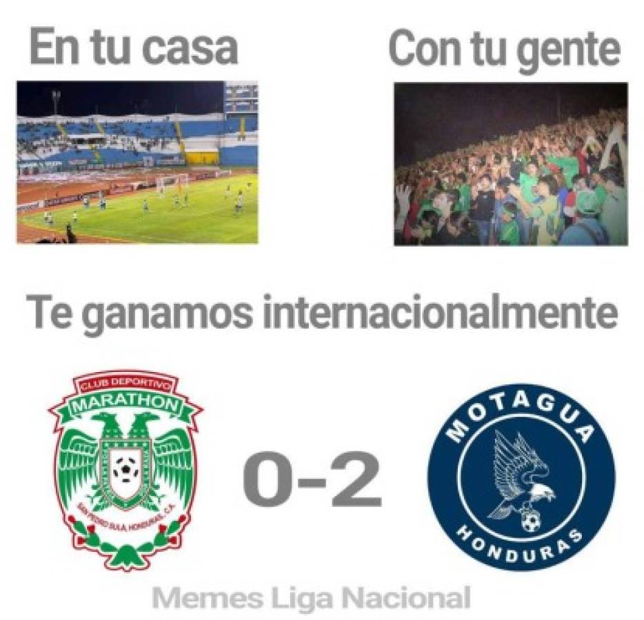 Motagua venció a Marathón en la Liga de Concacaf y los memes destrozan al verde y al Olimpia