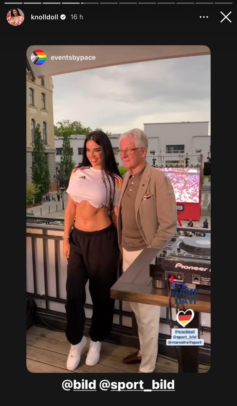 Ivana Knoll luce nuevo atuendo y ‘conquista’ la Eurocopa con su hermoso físico: ¿Traicionó a Croacia?