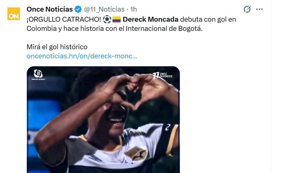Muchacho de oro, Merecida ovación y Empezó a hacer historia: Prensa y afición se rinden ante Dereck Moncada y su debut con gol en Colombia
