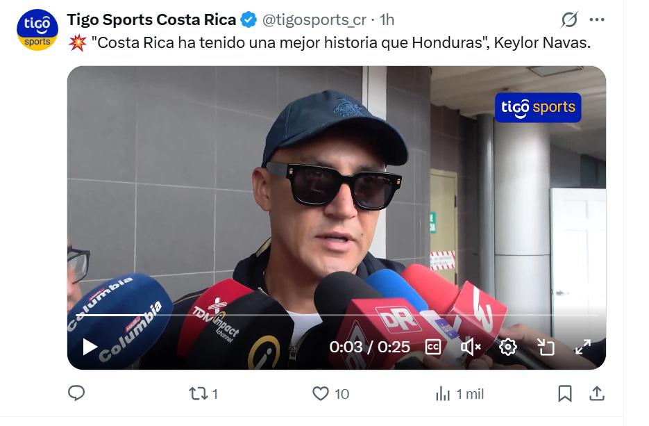 Keylor Navas reacciona y aumenta la tensión, así arman el 11 de los ticos y sacan la calculadora: Prensa ya vive al 100% el Honduras vs Costa Rica