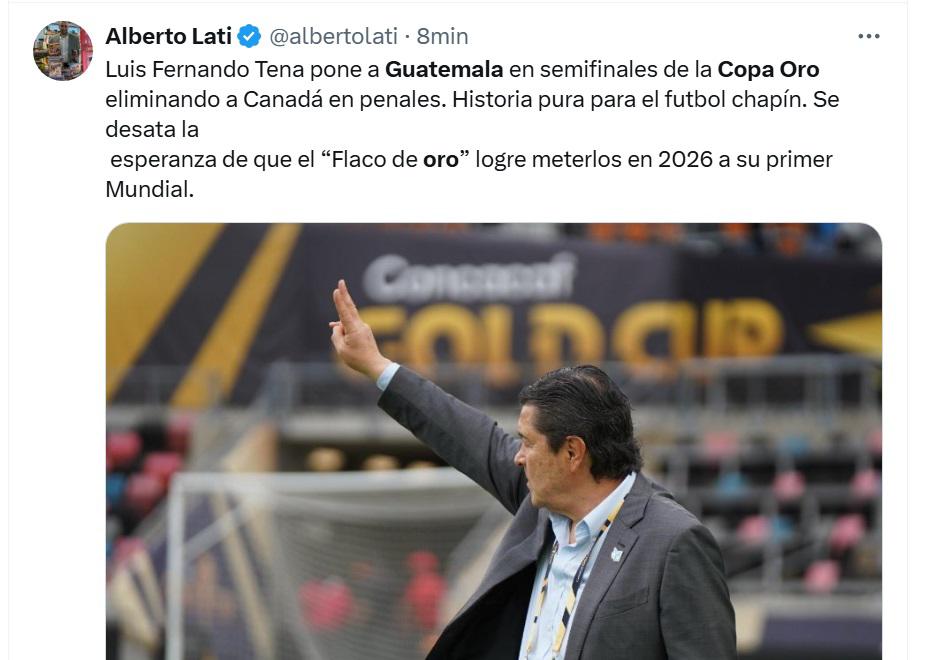 Faitelson se rinde como pocas veces: Guatemala monumental y Tena, flaco de oro, las redes explotan luego de eliminar a Canadá