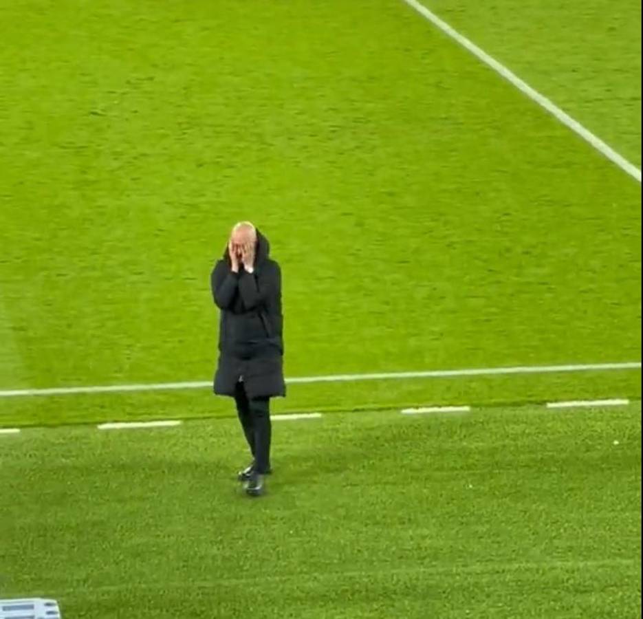 No se vio en TV: La viral reacción de Pep Guardiola ante la corrida de Vinicius y el penal a lo Panenka de Benzema