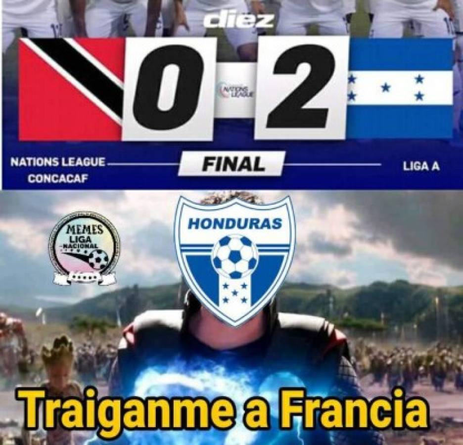 Honduras y los crueles memes del triunfo sobre Trinidad y Tobago en Liga de Naciones