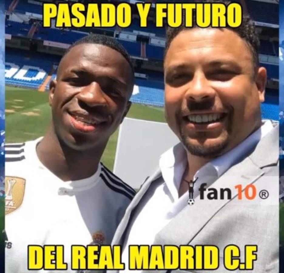 Los crueles memes de la presentación de Vinicius con el Real Madrid