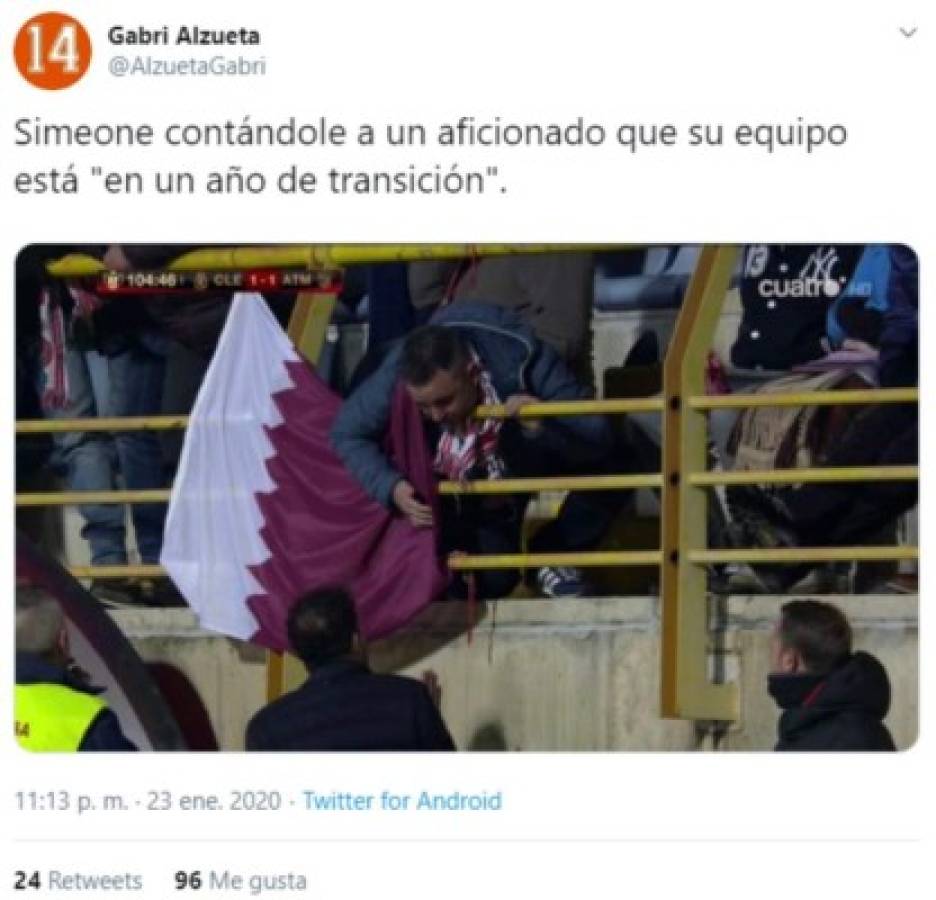 Los memes destrozan al Atlético de Madrid y a Simeone tras la eliminación en Copa del Rey