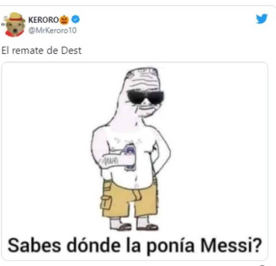 Real Madrid ganó el Clásico y los memes hacen pedazos al Barcelona, Dest y Lionel Messi