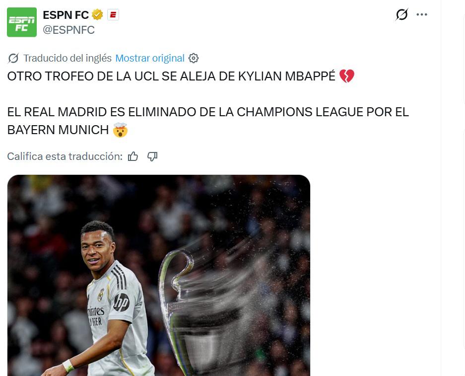 Nadaplete y Triste temporada: Prensa mundial atacan a Mbappé, Vinicius, Camavinga y Real Madrid