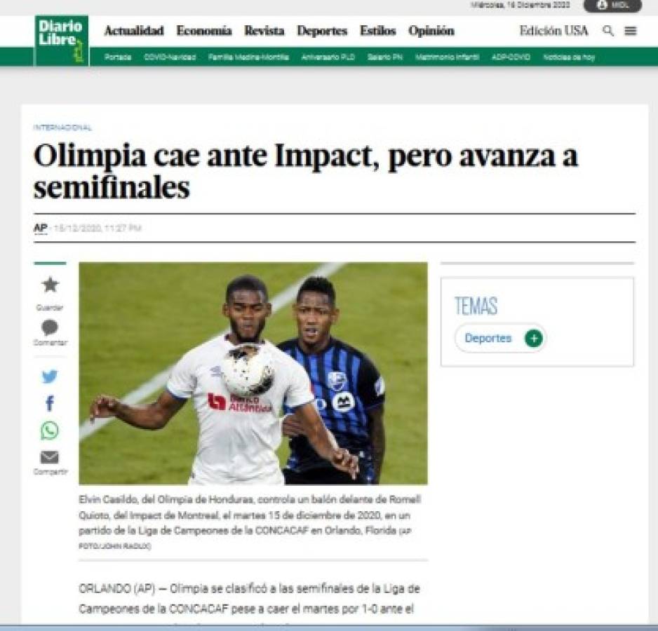 'Campanazo y Troglio elimina a Thiery Henry': Lo que dice la prensa internacional del pase del Olimpia