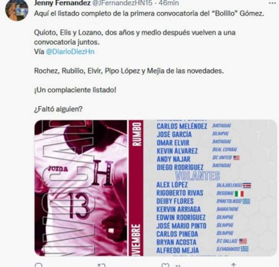 Sin reproches: prensa hondureña reacciona tras convocatoria de Honduras con 'Bolillo' Gómez