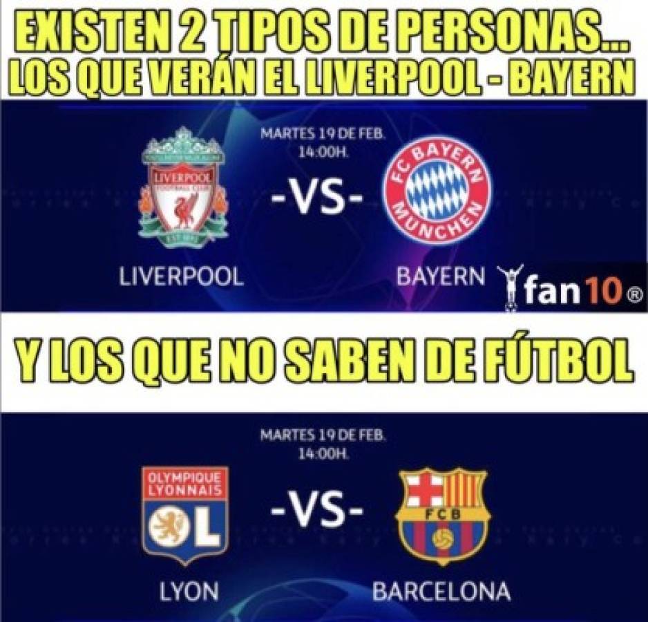 Los humillantes memes del empate del Barcelona ante el Lyon en Champions