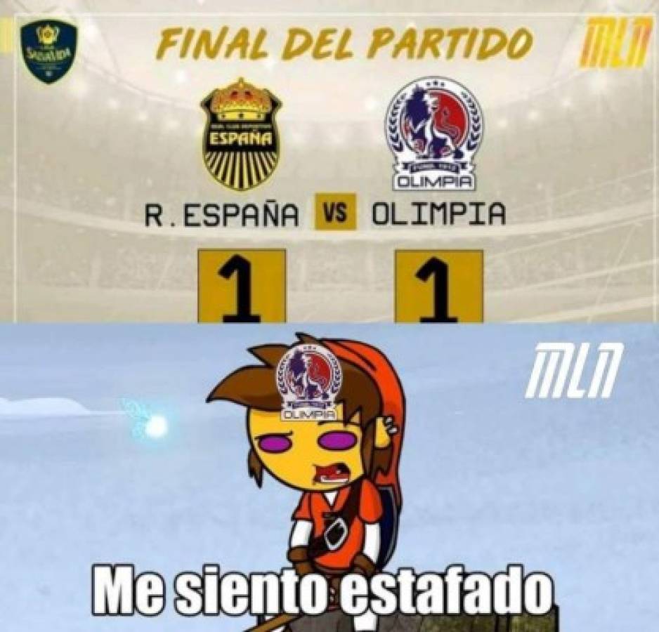 Olimpia y Motagua, protagonistas de los memes tras el inicio del torneo Apertura 2020