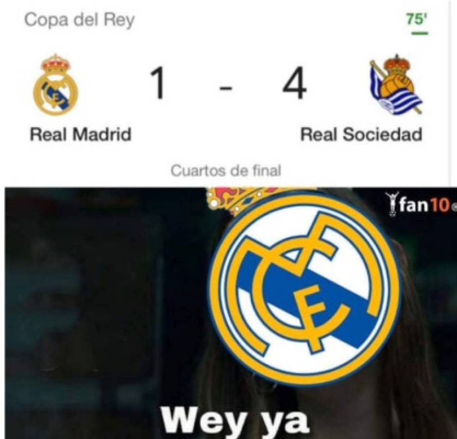 Real Madrid, víctima favorita de los memes tras ser eliminado de la Copa del Rey