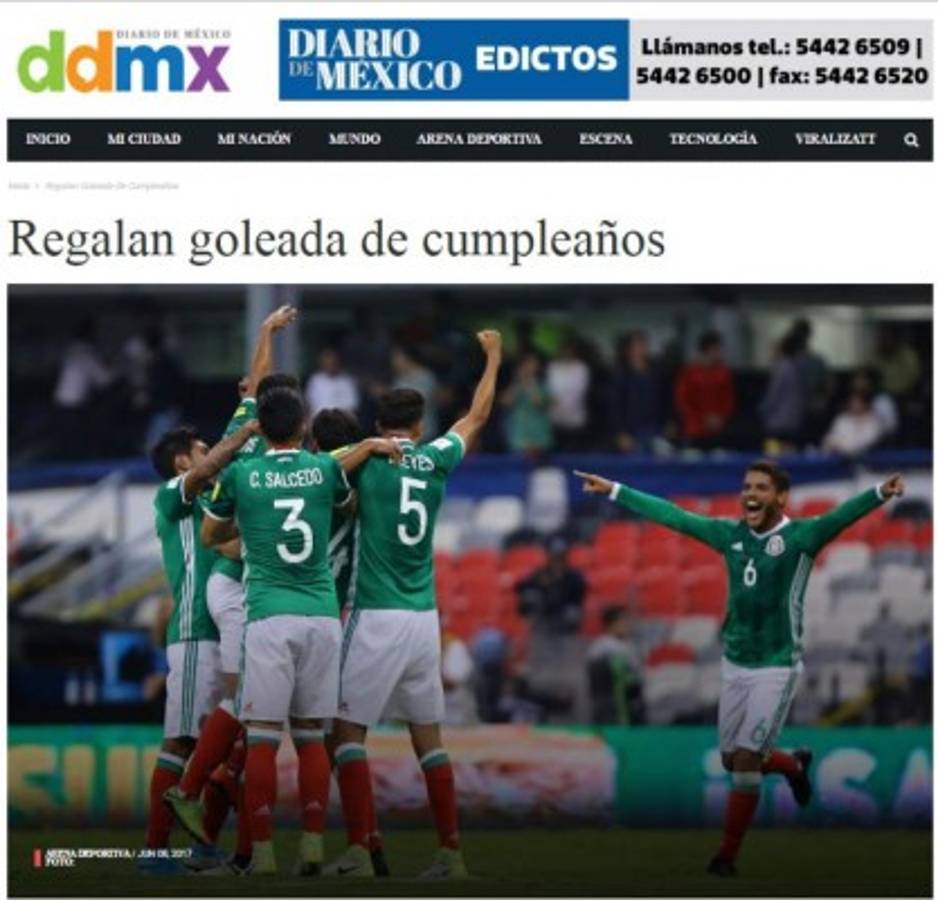Así amaneció prensa mexicana luego de triunfo ante Honduras en el Azteca