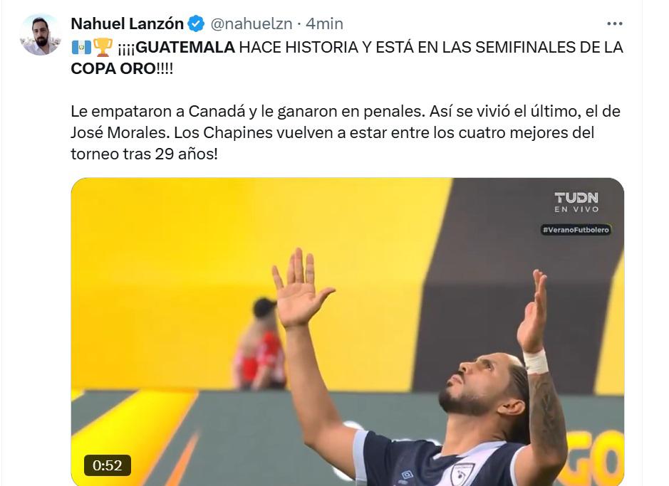 Faitelson se rinde como pocas veces: Guatemala monumental y Tena, flaco de oro, las redes explotan luego de eliminar a Canadá