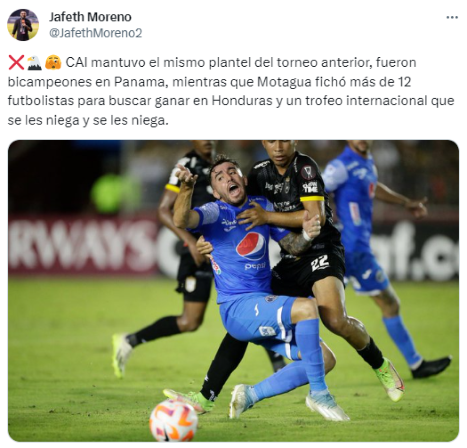 Periodistas fulminan a Motagua por la eliminación: “Vergüenza absoluta; el fútbol panameño está mejor que el nuestro”