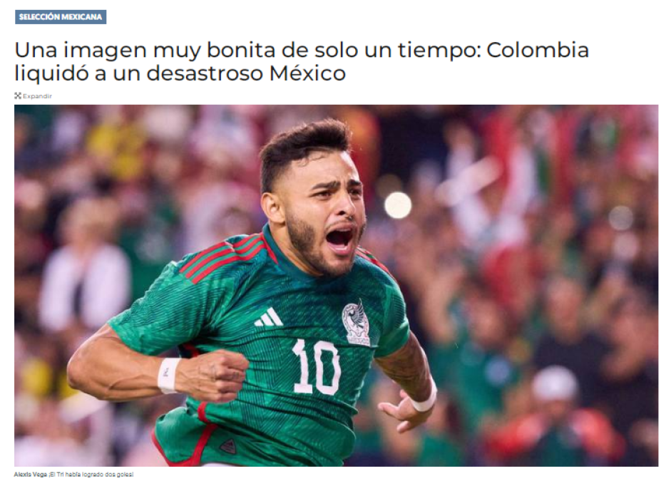 Las duras portadas que le dedicaron a México luego de su papelón contra Colombia y lo que dijo David Faitelson