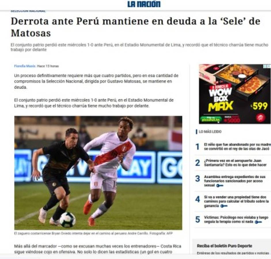 Prensa tica: Costa Rica 'sin identidad' y 'con dudas' a Copa Oro