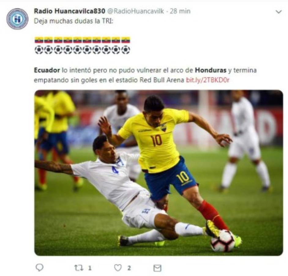 ¡Críticas Lo que dicen los medios internacionales tras el empate de Honduras y Ecuador