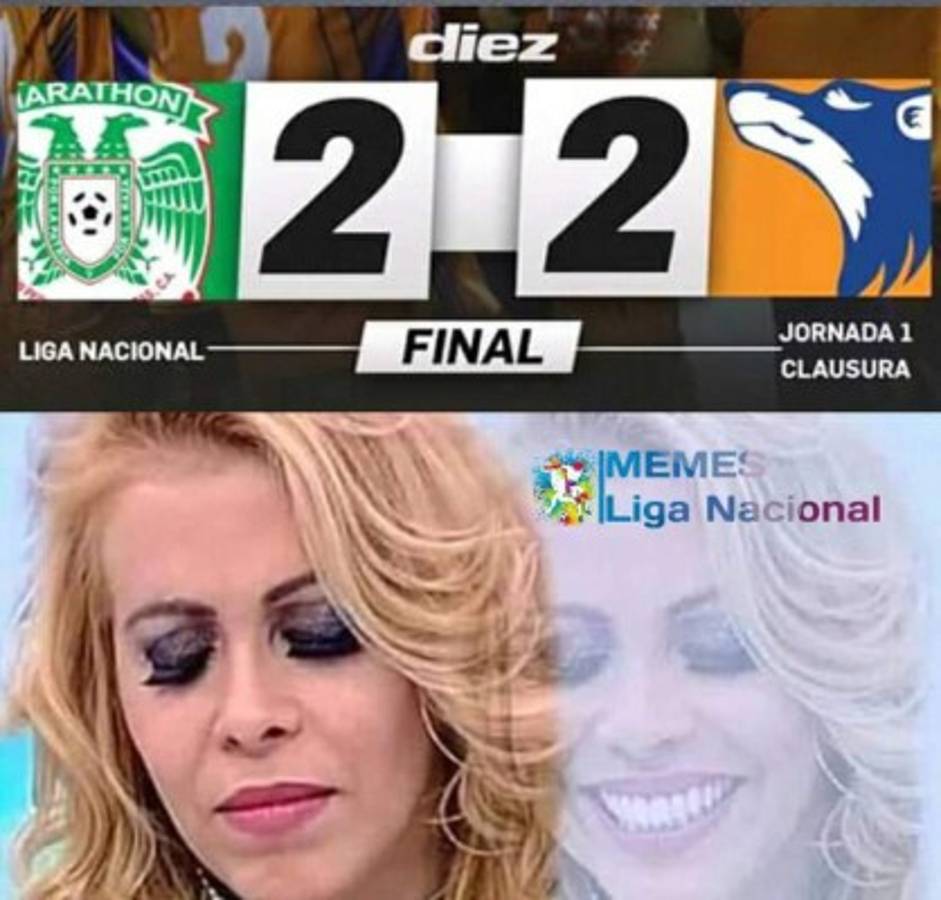 Memes de la primera jornada atacan a Real España y alaban a Olimpia