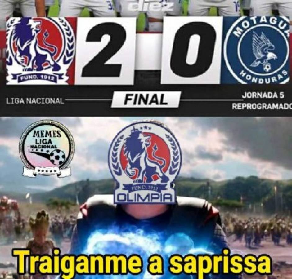 Olimpia se queda con el clásico y destruyen a Motagua con crueles memes